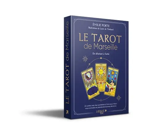 Le tarot de Marseille: Du débutant à l'initié 22 cartes avec leur pochette et 1 livre