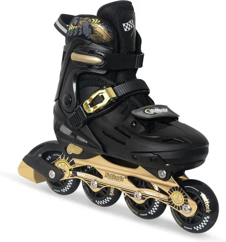 Nattork Inlineskates für Kinder und Erwachsene – Verstellbare Inliner in Größe L