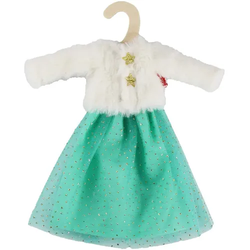 Time2Shine Plüschjacke ''Yuki'' mit Tüllrock für Modepuppen der Größe 29 cm