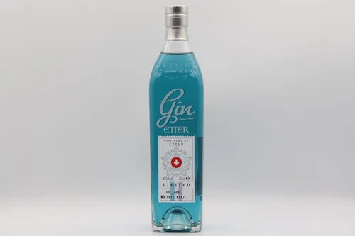 Etter Gin - Einzigartiger Genuss - Gin mit 75 Botanicals, darunter Schmetterlingsblüten für eine besondere Farbe. Ideal für Feinschmecker und Gin-Liebhaber!