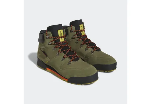 adidas TERREX SNOWPITCH COLD.RDY - Wärmender Wanderschuh in grün, knöchelhoch und ideal für kalte Wanderungen, Größe 41