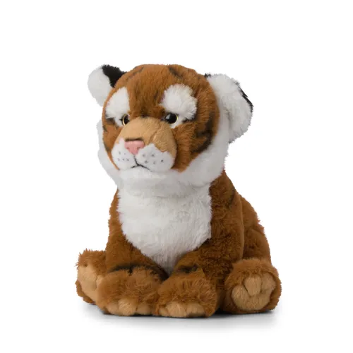 WWF ECO Plüschtier Tiger (23cm) - Flauschig und Lebensecht - Stofftiere & Teddybären: Das WWF ECO Plüschtier Tiger überzeugt durch Nachhaltigkeit mit 100% recycelten Materialien und hohe Sicherheitsstandards, ideal für Babys und Kleinkinder.