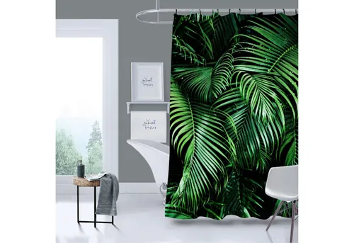 Sanilo Duschvorhang Palmdream 180 x 200 cm in grün von Sanilo