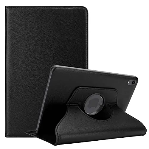 Cadorabo Hülle kompatibel mit Apple iPad mini 6 (8.3 Zoll) Tablethülle ohne Auto Wake Up aus Premium Kunst Leder Flip Klappbare Stoßfeste Cover Hülle für iPad mini 6 (8.3 Zoll) Tasche in Schwarz