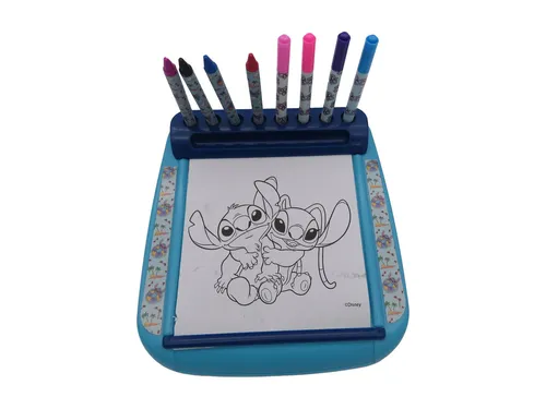Disney LIlo & Stitch Zeichenstation Malset mit Papierrolle, Stiften