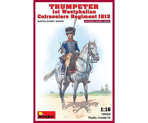 MiniArt 1:16 Figuren Kür. Trompeter 1.We. Reg. 1813 Bausatz 550016033