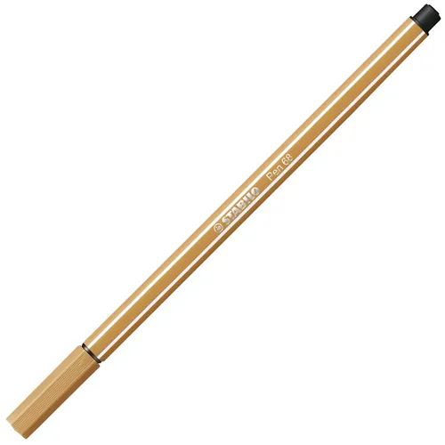 Premium-Filzstift - STABILO Pen 68 - Einzelstift - ocker dunkel,