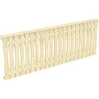 Skan Holz Brüstung Balkonschalung 270 x 96 cm - Zubehör für Terrassenüberdachungen, aus hochwertiger nordischer Fichte, ideal für langlebige und dekorative Balkonschutzlösungen.