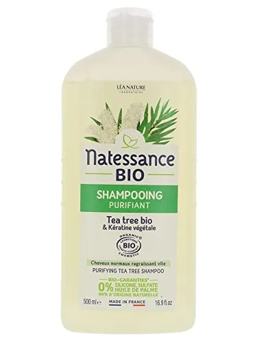 Natessance Reinigendes Bio-Shampoo, 500 ml