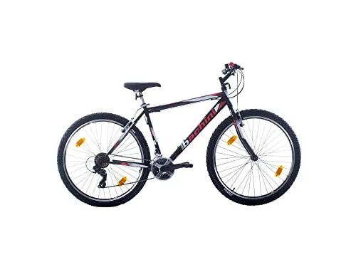 Multibrand Probike PRO 27.5 Zoll Fahrrad Mountainbike 21 Gang, Herren, Damen, Jungen geeignet ab 170-185 cm (Schwarz Rot Matt)