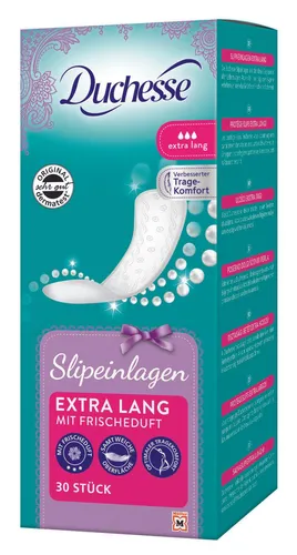Duchesse Slipeinlagen Extra Lang mit Duft für Slip, 30 St. 2203725