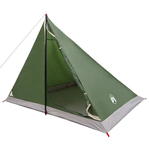 vidaXL Trekkingzelt Grün für 4 Personen - Das robuste 4-Personen-Rucksackzelt aus 185T-Polyester mit Polyurethan-Beschichtung bietet zuverlässigen Schutz bei jedem Wetter. Ideal für Outdoor-Abenteuer, leicht zu transportieren und einfach aufzubauen.