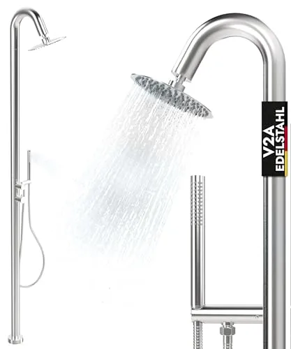 LAWA Living Gartendusche Outdoor 304/V2A Edelstahl von LAWA Living and Lifestyle