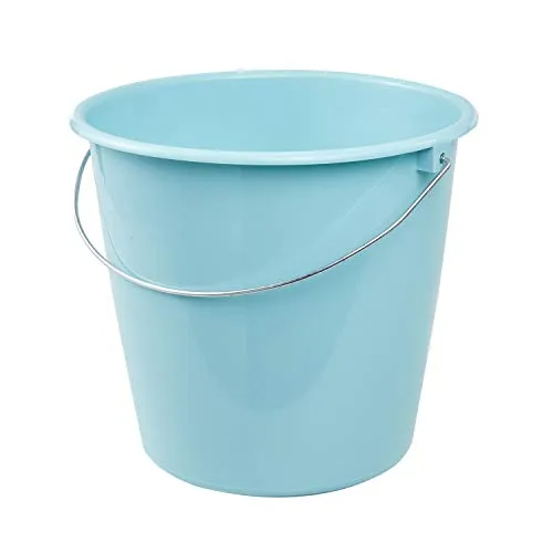 keeeper Eimer mit Metallbügel, Polypropylen, 10 l, Erik, Aqua-Blau