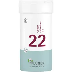 Schüßler-Salze Biochemie Pflüger 22 Calcium carbonic.D 6 Tbl.