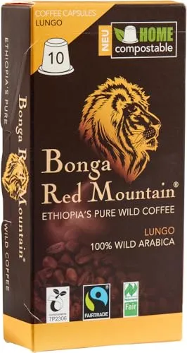 Bonga Red Mountain, Kapseln, Lungo, kompostierbar 1 x 55 g