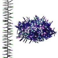 vidaXL LED-Lichterkette 2000 LEDs Pastell Mehrfarbig 17 m - Weihnachtsbeleuchtung mit 2000 LEDs für eine festliche Atmosphäre. 8 verschiedene Lichteffekte und flexibles Design für kreative Dekorationen.