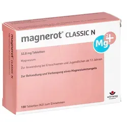 Magnerot Classic N Tabletten 100 St – Wörwag Pharma