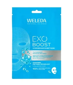 Weleda Exo Boost Tuchmaske Hydrobounce Feuchtigkeit Tuchmaske 20 ml