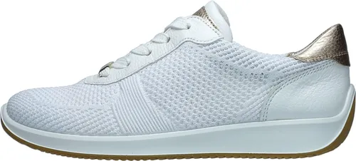 Ara LISSABON Sneaker, Bequemer Freizeitschuh in Weite G - Sneaker in Weite G (weit), aus atmungsaktivem Glattleder und Textil, mit gepolsterter, herausnehmbarer Innensohle für hohen Tragekomfort.