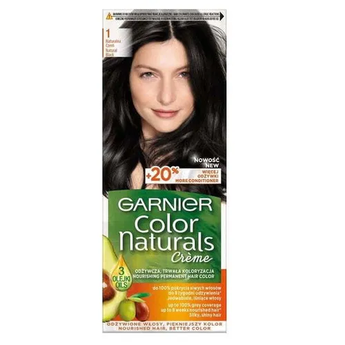 Garnier Color Naturals farba do włosów 1 Czarny 1szt (P1) Garnier 3600540179609
