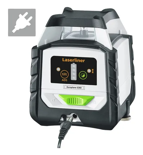 Laserliner Rotationslaser-Set Duraplane G360 Set 175 cm - 052.555A - Präziser Rotationslaser für exakte Nivellierungen, ideal für Bauprojekte und Heimwerkerarbeiten.