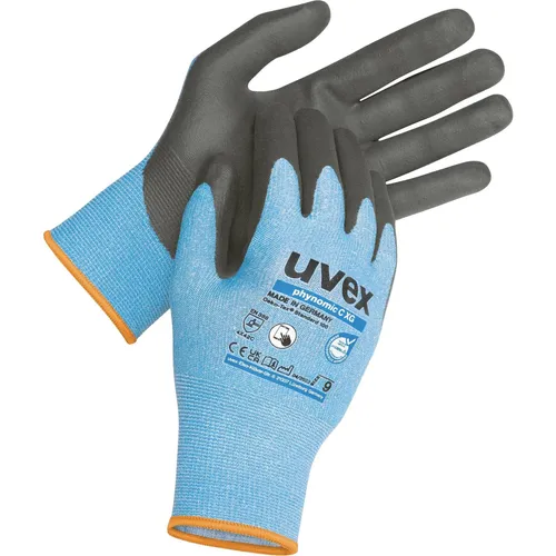Uvex Arbeitshandschuh-Set Phynomic C Xg Protexxion Zone schwarz - Robustes Schutzhandschuh-Set aus hochwertigem Polyester, ideal für den professionellen Einsatz und optimalen Schutz bei Arbeiten in anspruchsvollen Umgebungen.