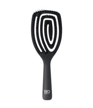 PARSA Beauty HAIR ID Spiralbürste Paddlebürste - Haarbürste mit Magic Glow Naturborsten und Seidenprotein für seidigen Glanz und sanftes Entwirren. Ideal für gesundes, glänzendes Haar.