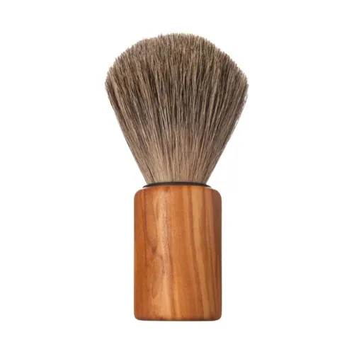 Rasierpinsel - zylindrisch Olive Dachshaar 9,5cm | KOSTKAMM