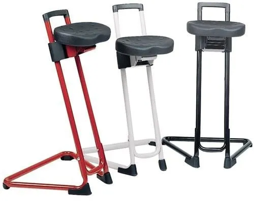 Stehhilfe FLORIAN Arbeitshose Gr. 46 royal/schwarz in schwarz von Lotz