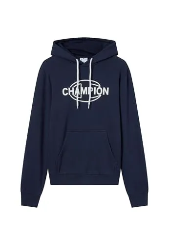 Champion Herren Legacy Hoodie, blau, L