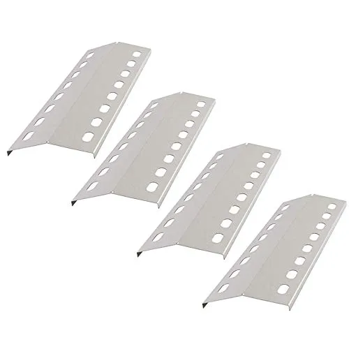 WELL GRILL 43,5 cm x 15 cm Edelstahl Heizplatte Flavorizer Bar Brennerabdeckung Flammbleche Grill Ersatzteile für viele Verschiedene Gasgrillmarken (4er-Pack)