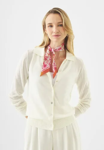 Codello Seidentuch mit Blumen-Paris-Print in Rot - Elegantes Seidentuch mit hohem Farbkontrast und einem einzigartigen Blumen-Paris-Print. Ideal für stilvolle Akzente in jedem Outfit. Pflegeleicht und aus 100% Seide.