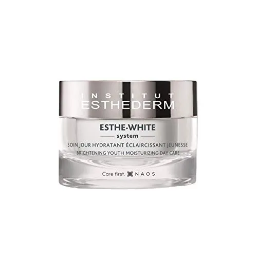 Institut Esthederm White System Soin Eclaircissant Reparateur Jour 50ml - Aufhellende Gesichtspflege für einen gleichmäßigen Teint, spendet Feuchtigkeit und schützt vor Umwelteinflüssen. Sichtbar jüngere Haut in wenigen Wochen!