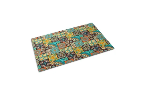 Tulup Fußmatte Schmutzfangmatte, Rutschfest 60 x 40 cm - Praktische Fußmatte für Innen und Außen, rutschfest und in buntem Mosaikdesign. Ideal zum Schmutzfang und für sicheren Stand. Maße: 60 cm x 40 cm.