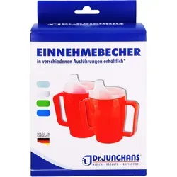 EINNEHMEBECHER m.2 Griffen+2 Deckel 4+12mm grün 1 St