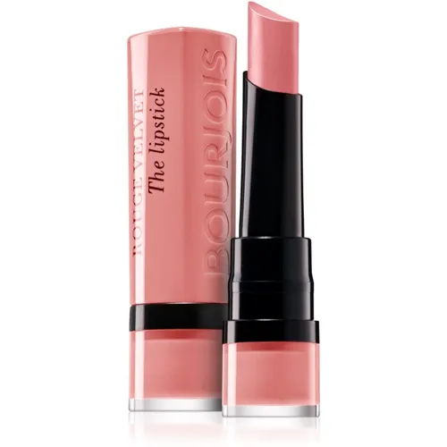 Bourjois Rouge Velvet The Lipstick Mattierender Lippenstift Farbton 02 Flaming’ Rose 2,4 g