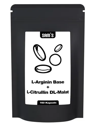 SAM'S Arginin Citrullin Kapseln, 160 St.