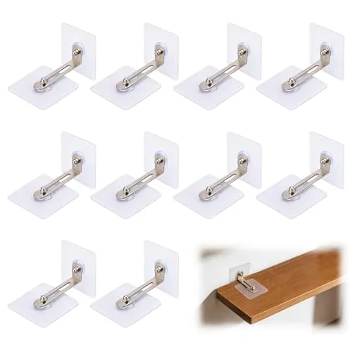 Paare Möbel-Wandanker, Kippschutz Möbel Wandanker, Kippsicherung Set, Anti Kipp Möbelgurte Wandbefestigung für Schrank Regal Kommode Belastbarkeit Haustiere Babysicherheit 10