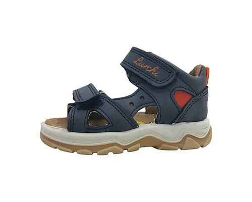 Lurchi Minilette Sandale in Blau - Bequeme Sandale in Größe 24 EU mit Klettverschluss für einfaches An- und Ausziehen. Ideal für den Sommer, aus hochwertigem Synthetik und Leder gefertigt.