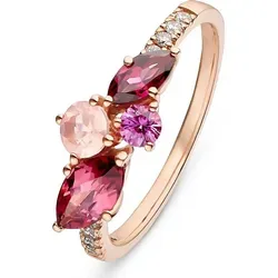 CHRIST Goldring CHRIST Damen-Damenring 1 Farbstein rosa 54 von Christ
