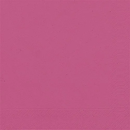 Duni Servietten Uni Fuchsia 33x33cm 20 Stück