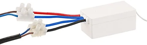 revolt Zubehör zu Kabellose Lichtschalter: Funkempfänger für batterielosen Funk-Ein/Aus-Schalter, 40 m 2.200 Watt (Funkempfänger Licht, Kabellose Schalter, Beleuchtung Steuerung)