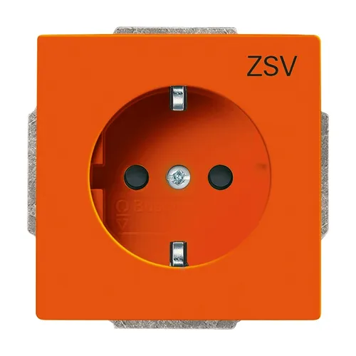 Steckdosen Orange von Busch-Jaeger