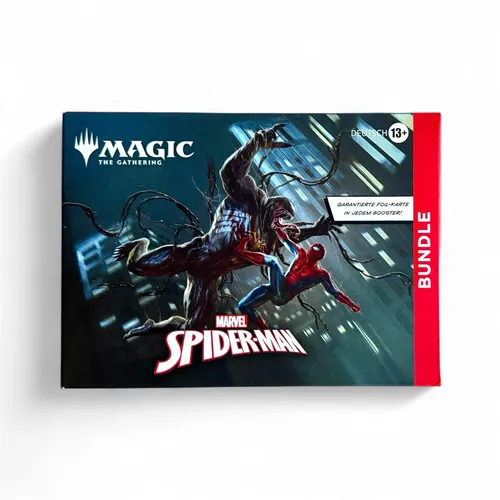 Magic the Gathering - Marvel's Spider-Man: Bundle Deutsch - TCG OVP Packs mit Spider-Man Charakter, spannende Marvel Edition von Wizards of the Coast für ein unvergessliches Spielerlebnis!