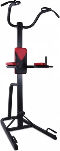 GORILLA SPORTS® Power Tower - Multifunktionale Kraftstation - Fitnesskleingeräte – Stabiler Kraftturm mit Klimmzug-, Dip- und Liegestützstation für effektives Training, max. Belastbarkeit 120 kg, ideal für Home-Gym.