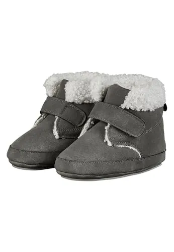 Sterntaler Babyschuh Uni - Knöchelhohe Unisex-Babyschuhe aus pflegeleichtem Kunstleder für die kühle Jahreszeit. Rutschfeste Sohle und Klettverschluss sorgen für sicheren Halt und einfaches Anziehen. Innen weich gefüttert für warme Füße. Sterntaler Qualität für kleine Entdecker.