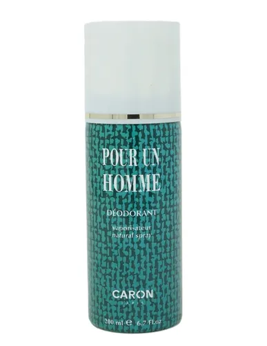 Caron Pour Un Homme Deodorant Spray 200ml - Hochwertiges Deodorant Spray für Männer, sorgt für frischen Duft und langanhaltenden Schutz. Ideal für den täglichen Gebrauch und unterstreicht Ihre Persönlichkeit.