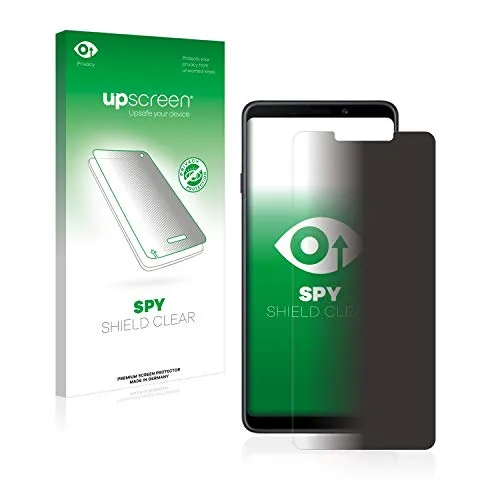 upscreen Anti-Spy Blickschutzfolie für Samsung Galaxy A9 2018 Made in Germany, Privacy Screen Displayschutz-Folie [Sichtschutz, Blaulichtfilter]