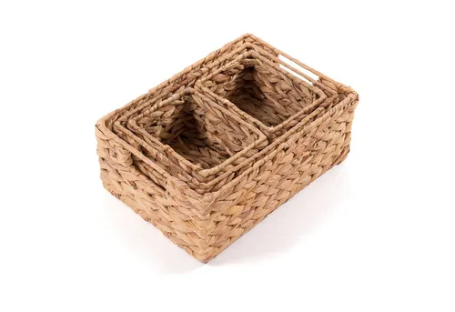 CREEDWOOD Truhe NATUR KÖRBE SET 